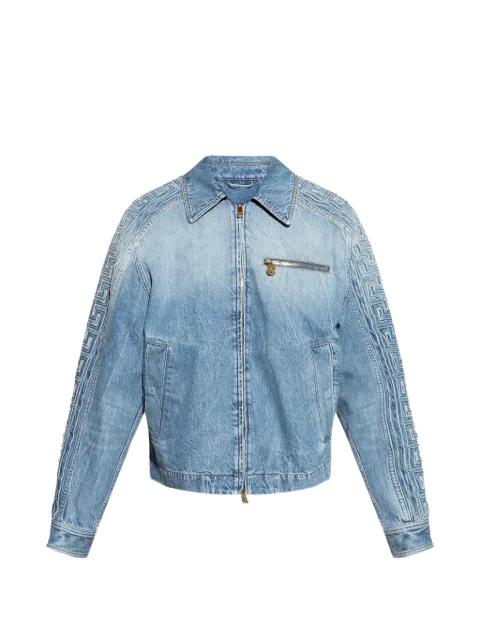 Versace denim zip blouson Blue 10227541A16818