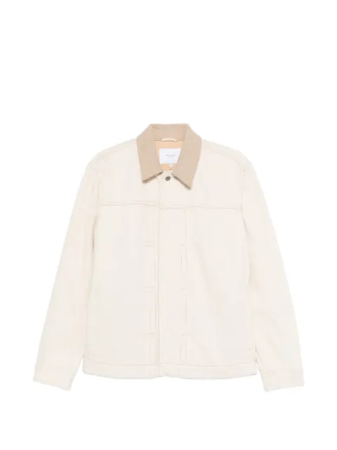 rag & bone tonal collar denim jacket Neutrals RX2726SORSE