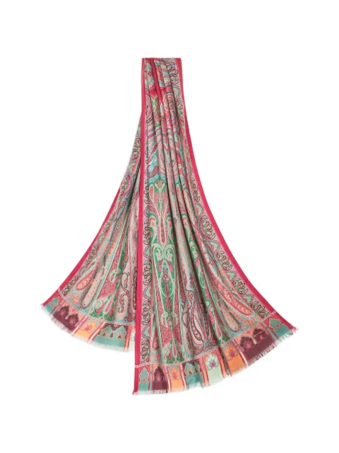 ETRO paisley scarf Pink WATA0010AV281