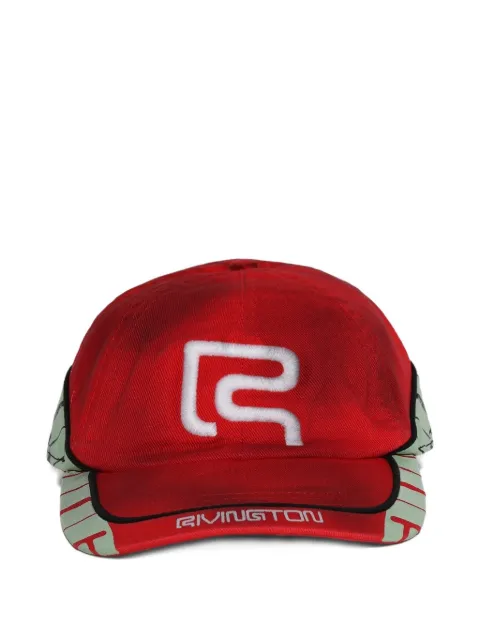 RRR123 Rivington Metarosa logo-embroidery baseball cap Red MTRSHA60