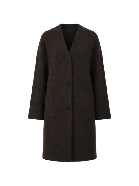 Oyuna buttoned coat Brown APOURICHOCOLATEOCEAN
