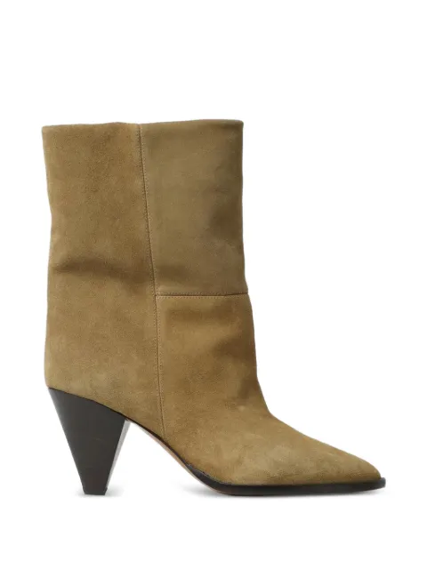ISABEL MARANT Rouxa pointed ankle boots Neutrals 23PBO0021FAA1A34S