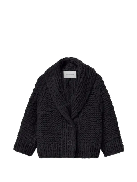 Iris Von Arnim shawl-collar buttoned cardigan Blue 2610722295