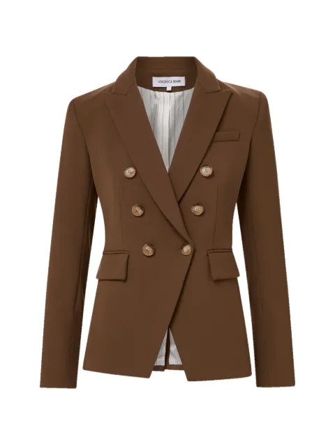 Veronica Beard Miller double-breasted jacket Brown 2511SU0021492