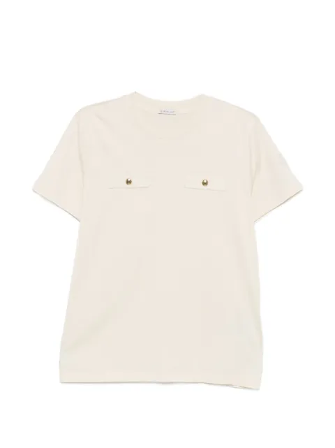 Moncler logo-detail T-shirt Neutrals L10938C0002389B9B