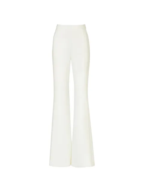 Costarellos Maree crepe tailored trousers White PF2527