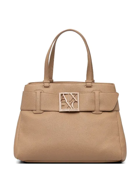 Armani Exchange belt-embellished tote bag Neutrals XW000284AF11902