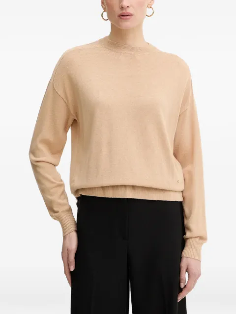 Armani Exchange textured split-back sweater Neutrals XW001880AF11956