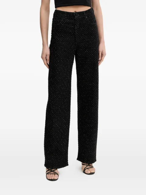 Armani Exchange textured jeans Black XW000100AF18855