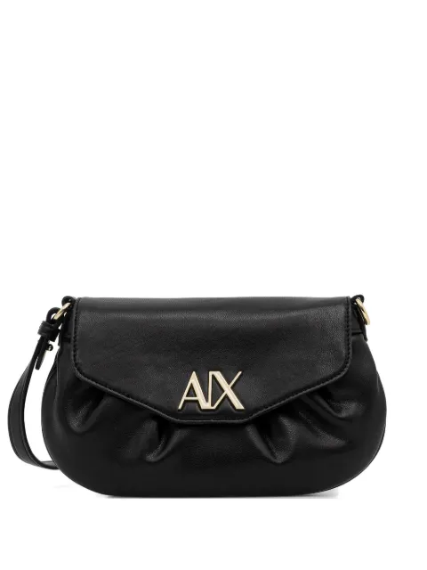Armani Exchange small draped-effect cross-body bag Black XW002164AF19894