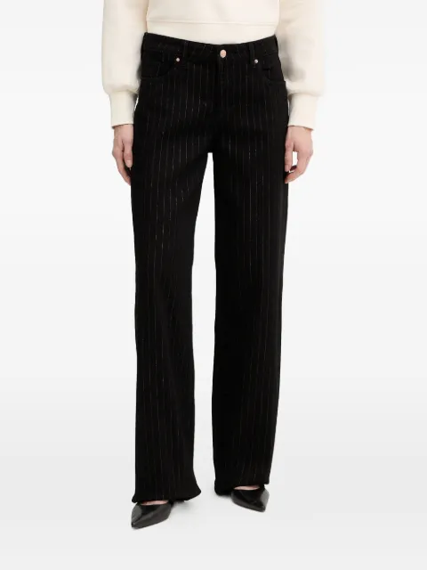 Armani Exchange pinstripe jeans Black XW000056AF18856
