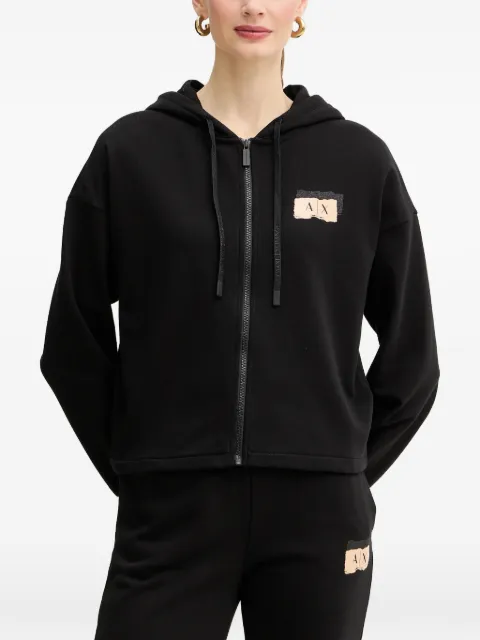 Armani Exchange zip hoodie Black XW001800AF24312