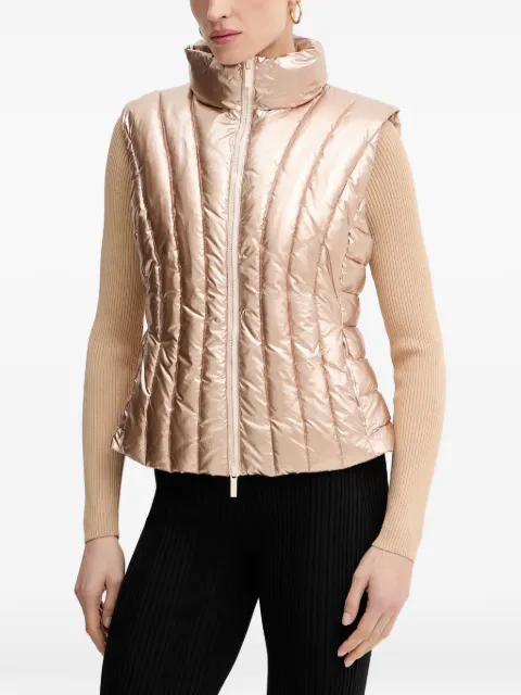 Armani Exchange padded zip-fastening gilet Pink XW001809AF18998