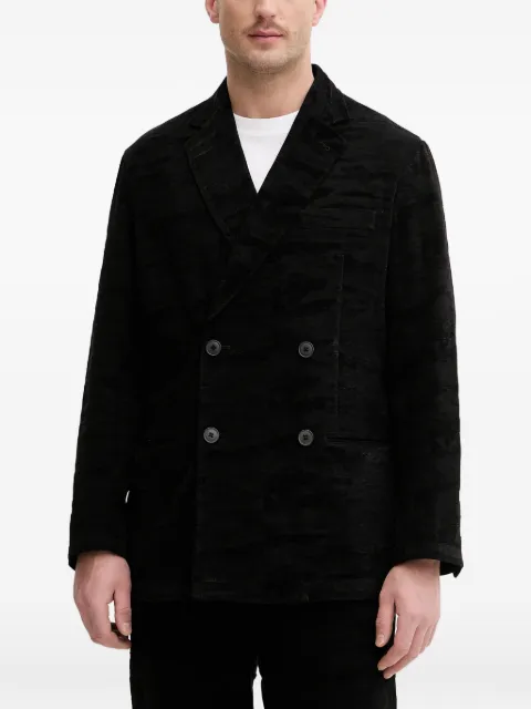 Armani Exchange double-breasted jacket Black XM002203AF21364