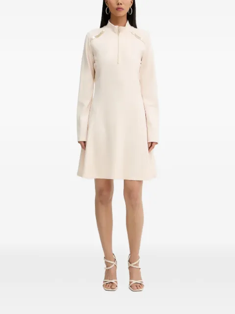 LIU JO short Milano stitch dress Neutrals TA6019JS182