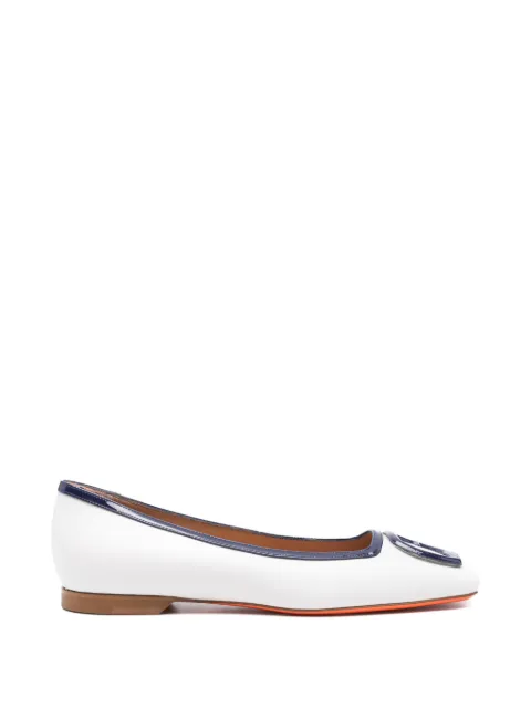 Santoni square-toe pumps White WAMA72065HA1NRTT