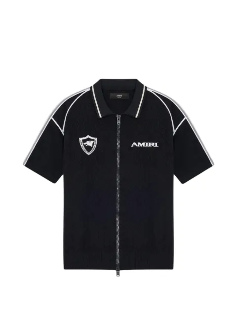 AMIRI zip sport shirt Black AMTOKN1007