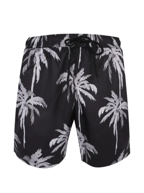 Mauna Kea palm-print boardshorts Black MKU203PT999