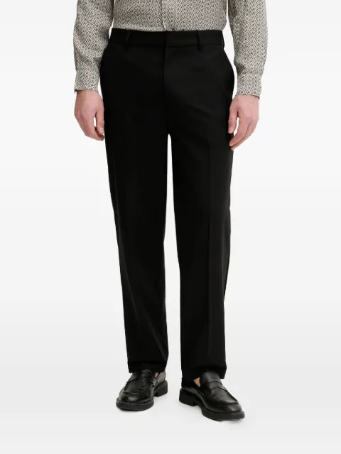 Armani Exchange logo-plaque trousers Black XM001816AF21302