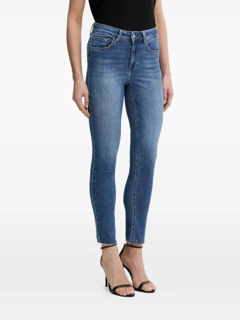 LIU JO raw-hem skinny jeans Blue UA6035D0305
