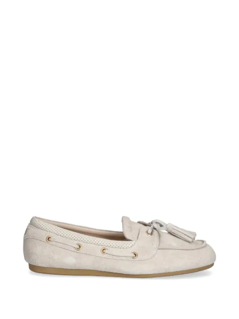 LIU JO suede loafers with tassels Neutrals SA6049PX002