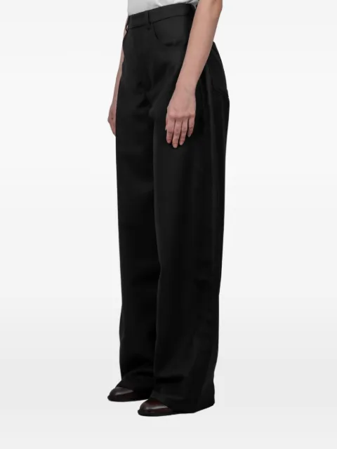 Séfr Soline high-waisted trousers Black WSS26SOLINEFIN