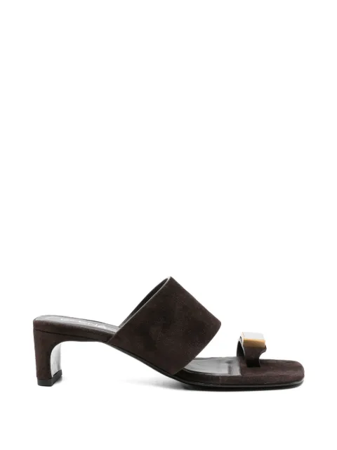 Elena Iachi toe-ring sandals Brown E4722