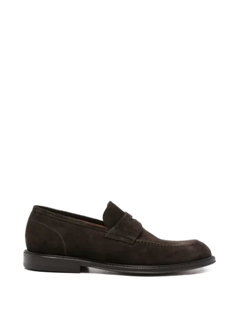 Green George panelled loafers Brown 5020