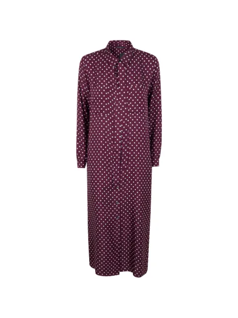 Laura Urbinati polka-dot dress Purple E6V04TP