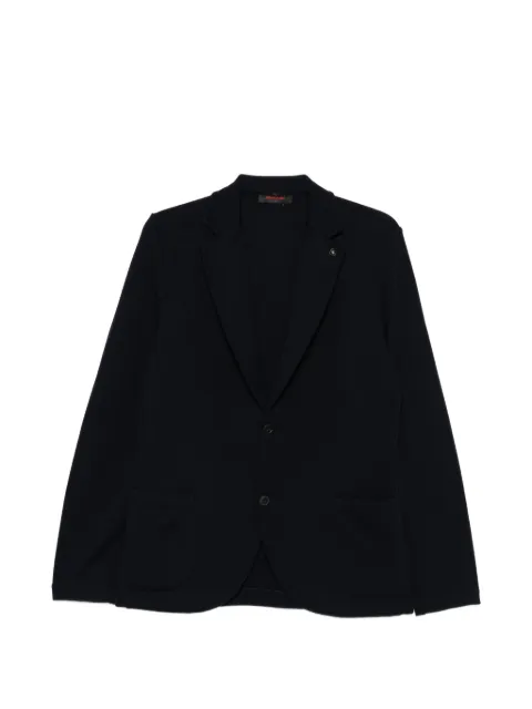Gran Sasso patch-pocket wool blazer Blue 5715624611