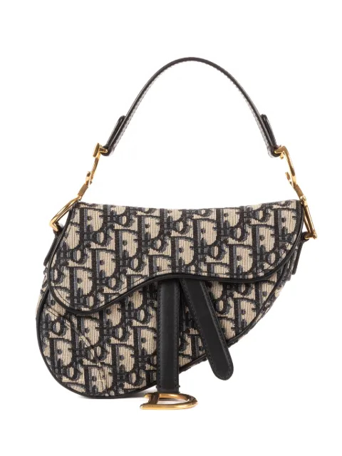 Christian Dior Pre-Owned Saddle handbag Blue 03RU0198