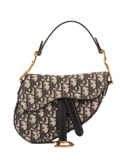 Christian Dior Pre-Owned mini Saddle handbag Blue 28MA0223