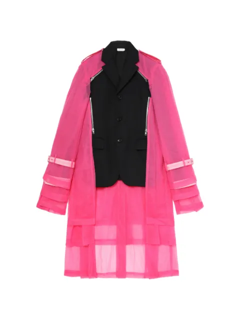 Comme des Garçons Homme Plus zip-pocket coat Black POJ015