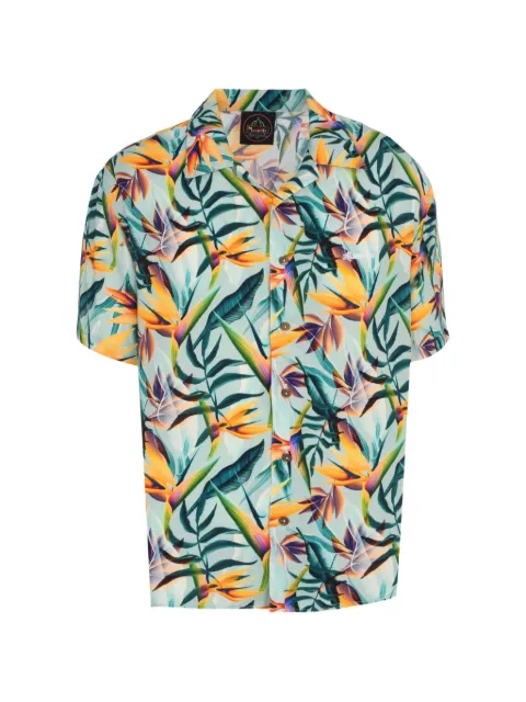 Mauna Kea printed shirt Green MKU142JG