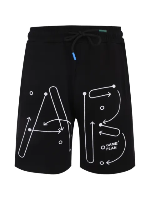 Mauna Kea printed track shorts Black AB210E999