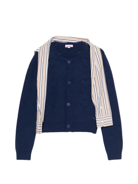 Charles Jeffrey Loverboy button-up cardigan Blue 062090601