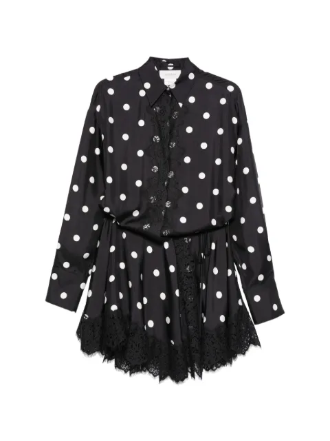 Sportmax polka dot lace dress Black 2612221022600