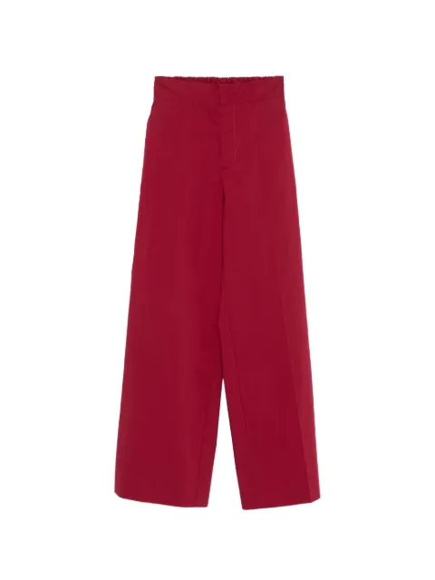 SA SU PHI elasticated-waistband trousers Red S26315COJ