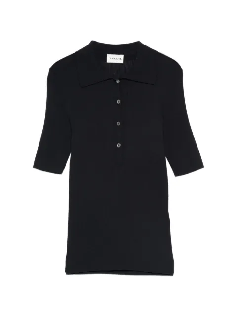 P.A.R.O.S.H. Cipria polo top Blue CIPRIA26D540962