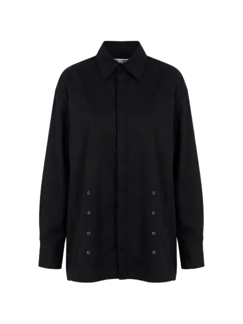 Protémoa buttoned shirt Black DRAPPEDSHIRTBLACK