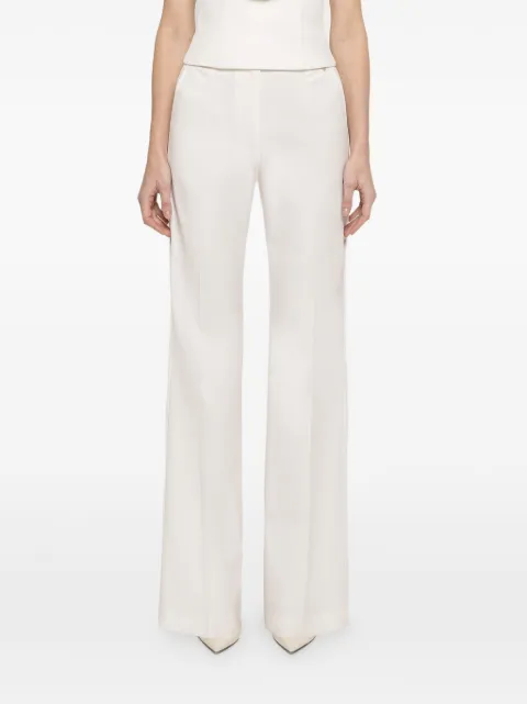 NISSA flared trousers White P16450WHITE