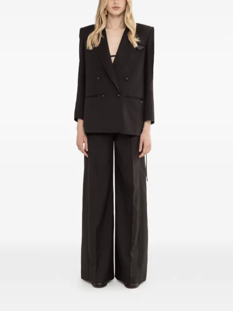 NISSA open-back blazer Black S16463