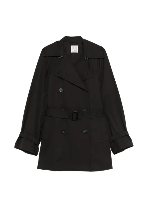 TOTEME washed cotton trench washed black Black 262WRO0288FB0605263