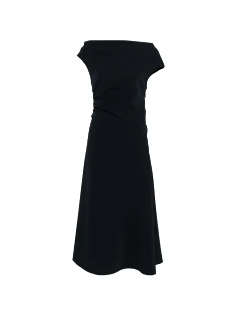 P.A.R.O.S.H. draped-effect midi dress Blue D726147PINGU
