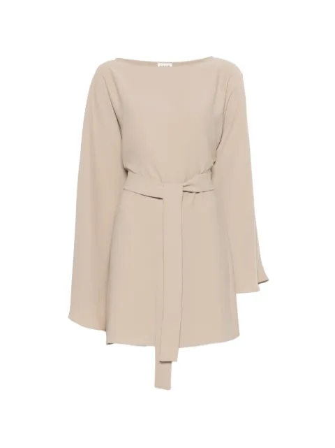 P.A.R.O.S.H. belted mini dress Neutrals D731384PANTY26
