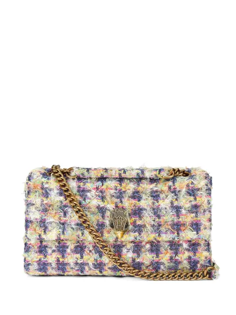 Kurt Geiger London XXL Kensington flap shoulder bag Purple 5390669609