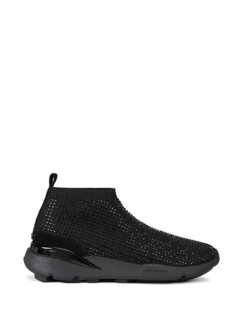 Kurt Geiger London embellished slip-on sneakers Black 5371600609
