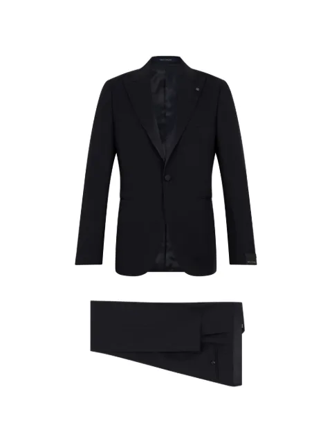 Tagliatore peak-lapel single-breasted suit Blue SFBR15A0155017