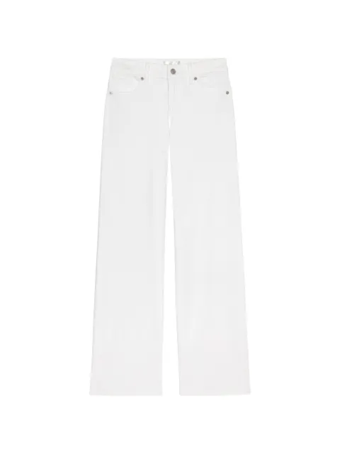FRAME Le Slim palazzo trousers White LRSP238