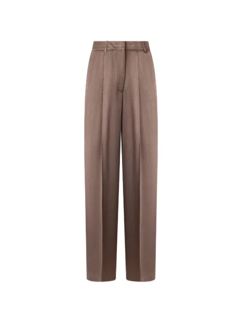 Peserico pleated trousers Brown A0430201943